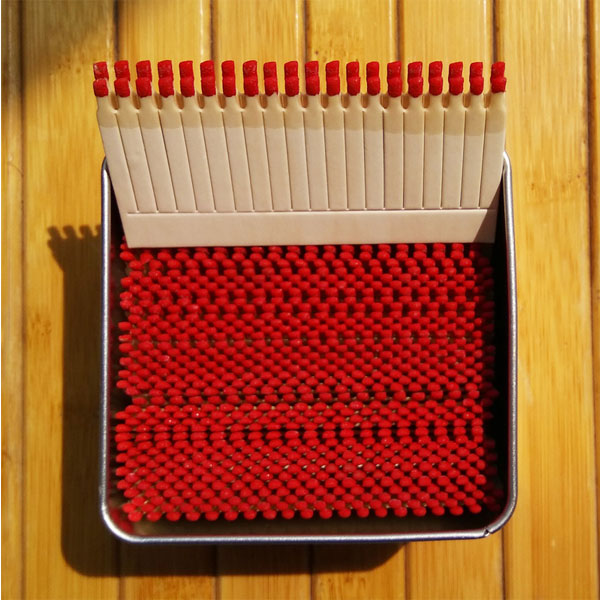Comb Matches w Tin Boxes
